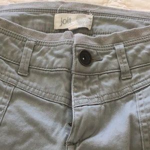 Like new Jolt utility Jean in light olive size 3